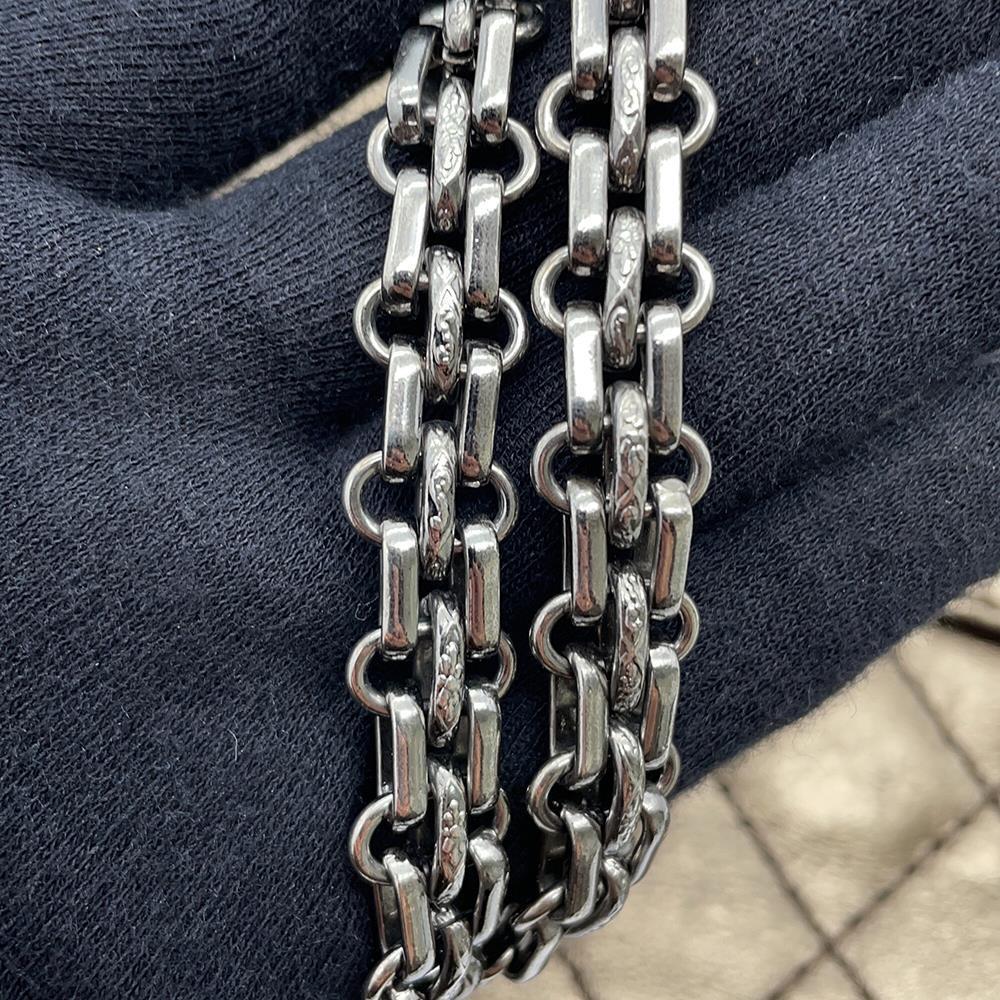 CHANEL 2.55 ChainShoulder Bag Bronze Leather