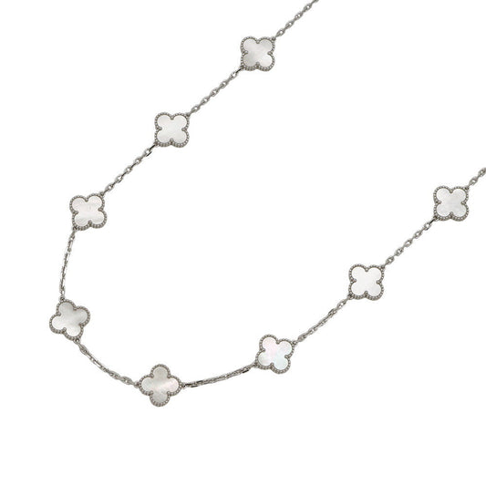 Van Cleef & Arpels Vintage Alhambra long necklace 20 motifsVCARF48800 18K White Gold