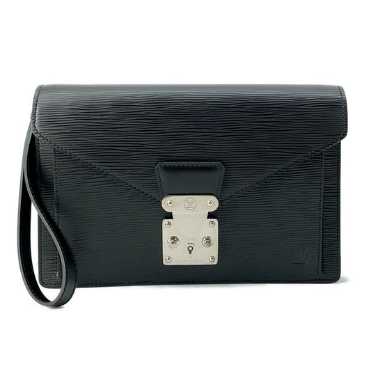 LOUIS VUITTON Pochette・Serie Dragonne NoirM52762 Epi leather