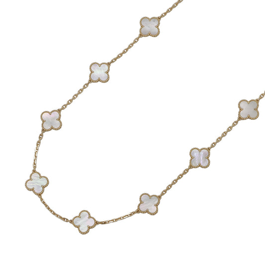 Van Cleef & Arpels Vintage Alhambra Necklace 10 MotifsVCARA42800 18K Yellow Gold