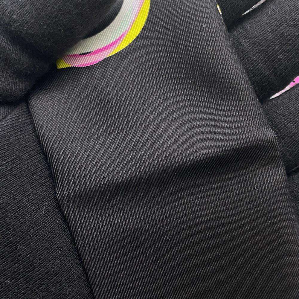 CHANEL CHANEL logo all-over print scarf Twilly Black/Multicolor Silk100%