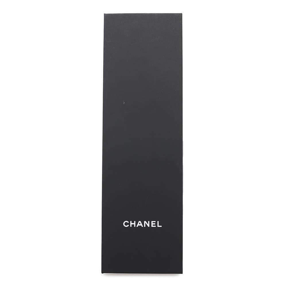 CHANEL CHANEL logo all-over print scarf Twilly Black/Multicolor Silk100%