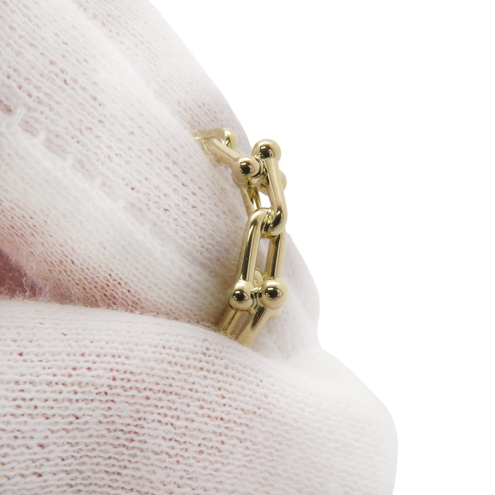 TIFFANY&Co. Hardware Micro Link Ring Size Approximately No. 972666828 18K Yellow Gold