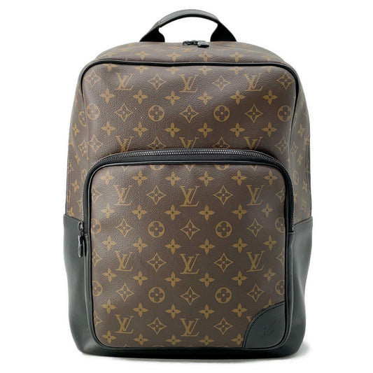 LOUIS VUITTON Dean Backpack Brown/NoirM45335 Monogram Macassar Canvas