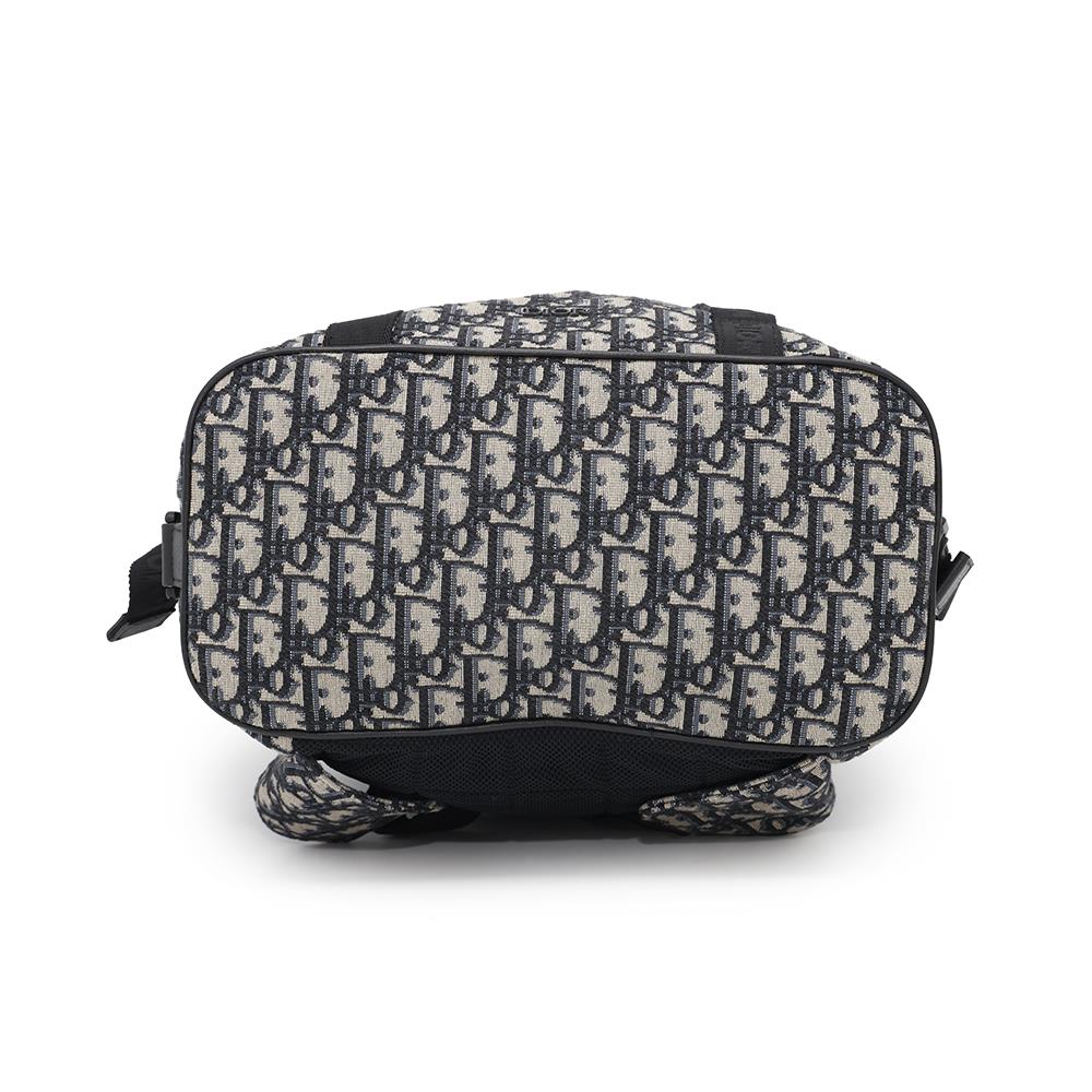 Dior Safari Backpack Oblique Black/Navy1SFBA093YKY Canvas