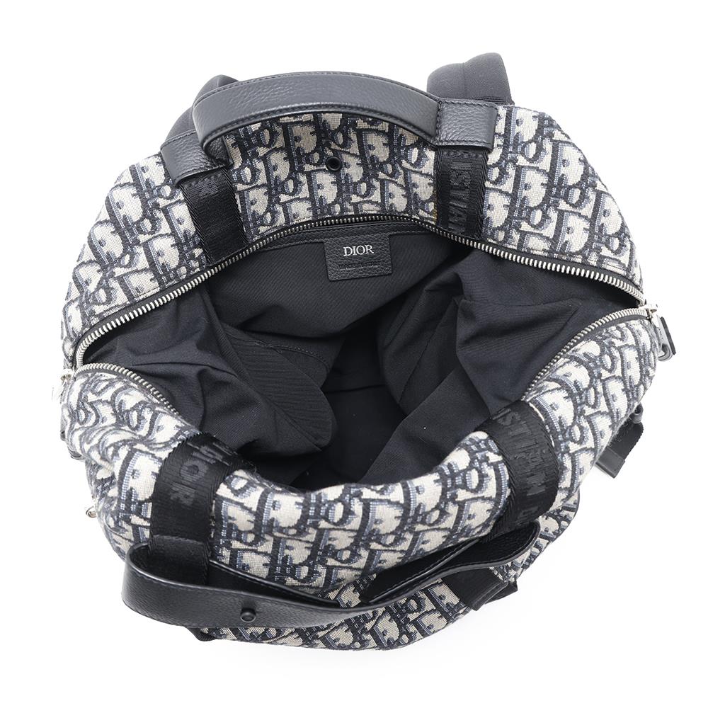 Dior Safari Backpack Oblique Black/Navy1SFBA093YKY Canvas