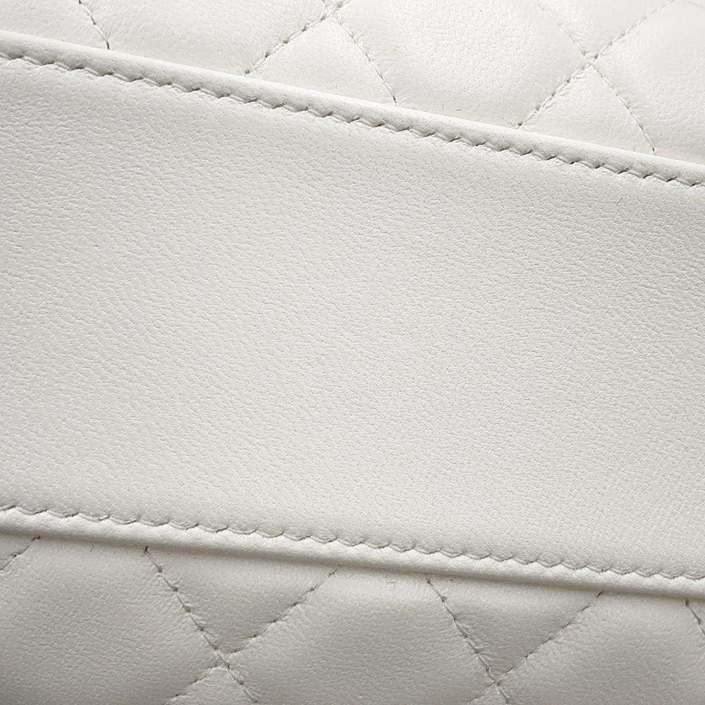 CHANEL Matelasse Chain Clutch Bag 2WAYTravel Bag White/BlackAP4515 Lambskin Size Mini