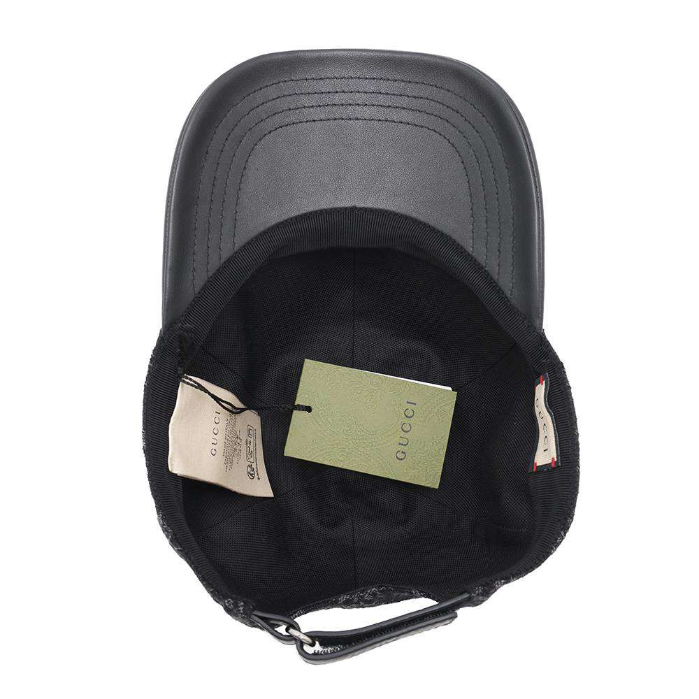 GUCCI GG Cap Size M Black777248 Cotton