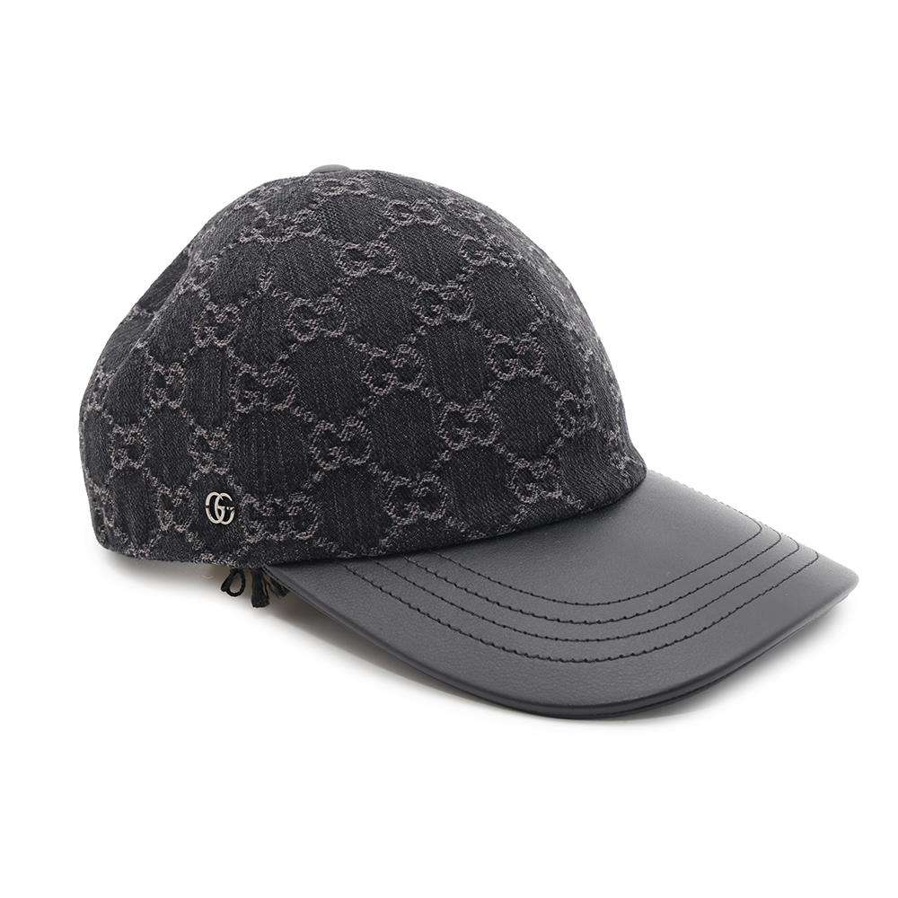 GUCCI GG Cap Size M Black777248 Cotton