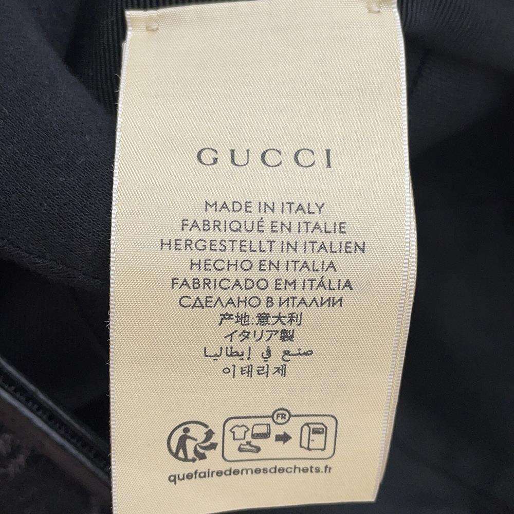 GUCCI GG Cap Size M Black777248 Cotton