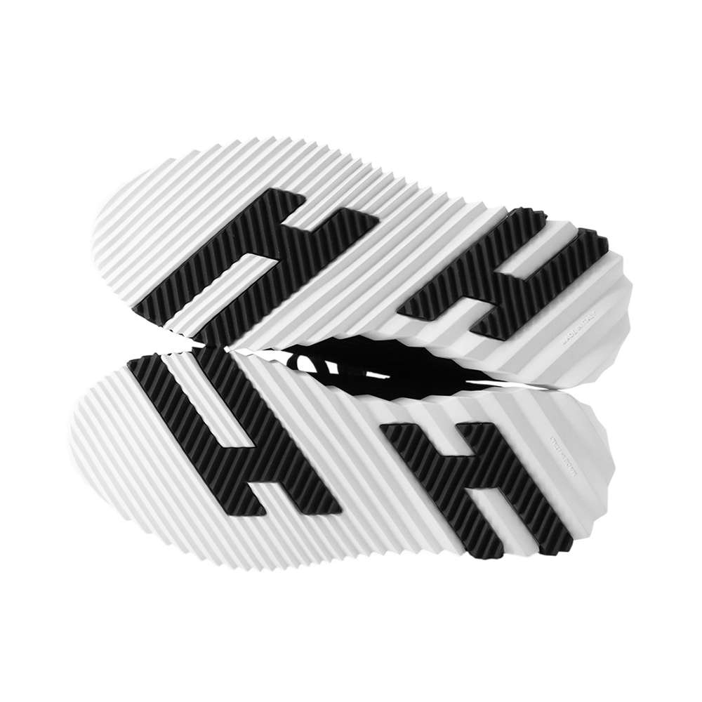 HERMES Sneakers bouncing Black Mesh・Graphic Chevre Velour Size 35.5