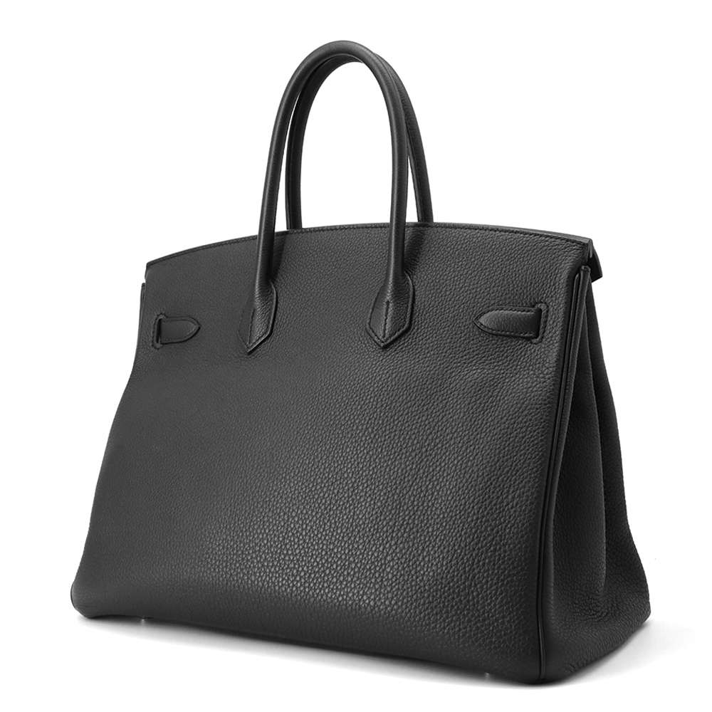 HERMES Birkin Black Togo Leather Size 35