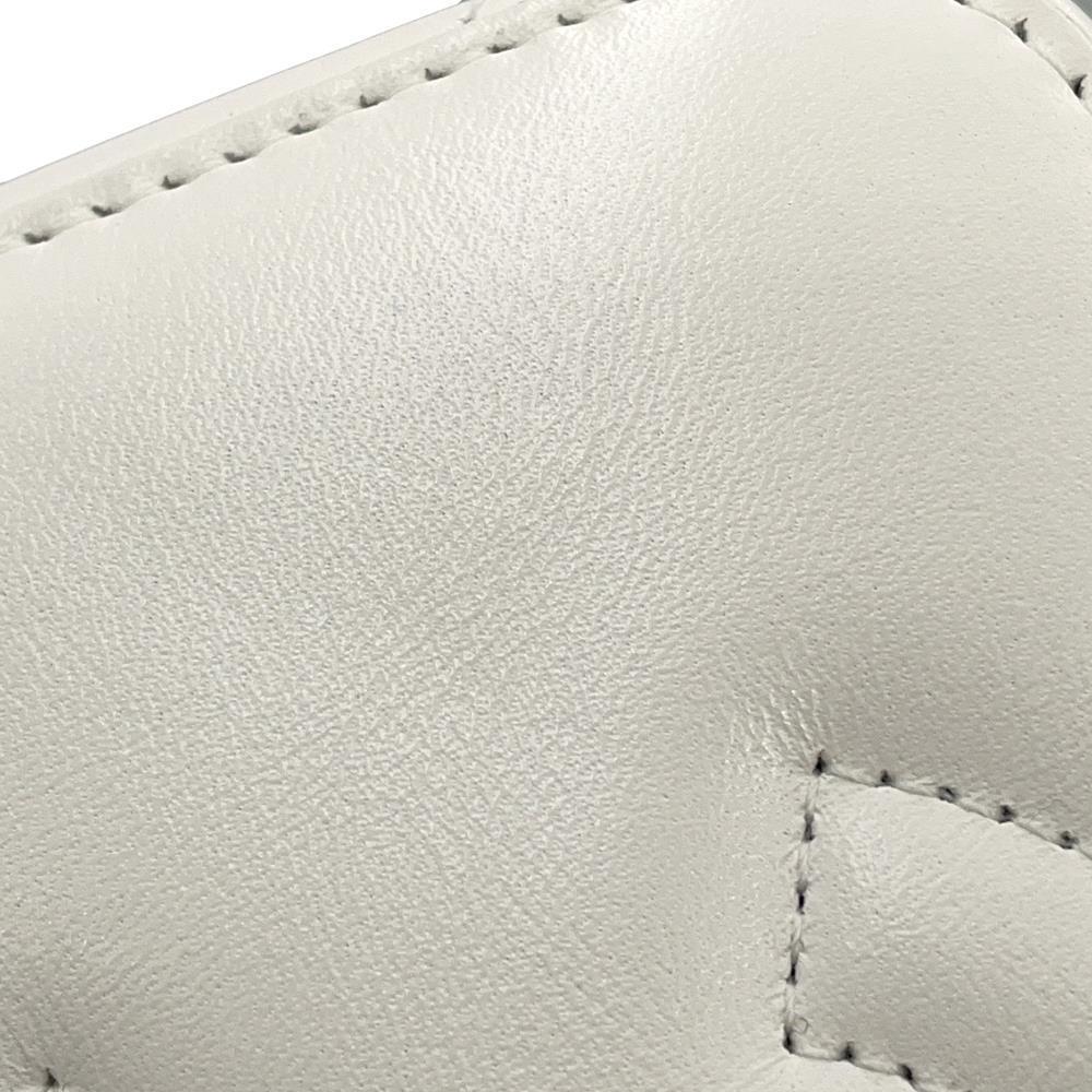 CHANEL Matelasse Chain vanity bag WhiteAP3593 Lambskin Rhinestone