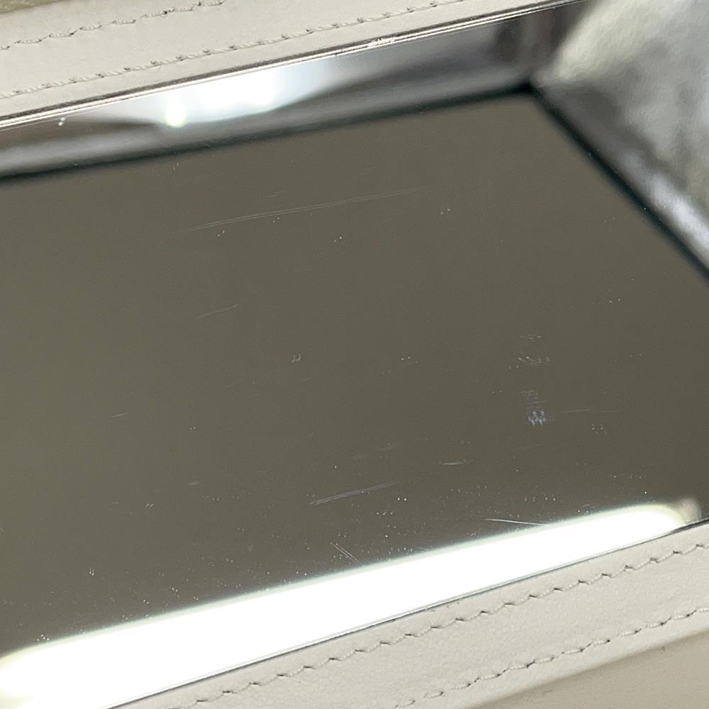 CHANEL Matelasse Chain vanity bag WhiteAP3593 Lambskin Rhinestone