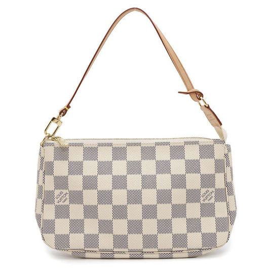 LOUIS VUITTON Pochette Accessoires BeigeN51986 Damier Azur