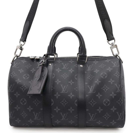 LOUIS VUITTON Keepall Bandouliere NoirM46655 Monogram Eclipse Monogram Eclipse Reverse Size 35
