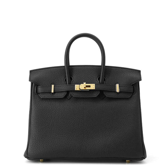 HERMES Birkin Black Togo Leather Size 25