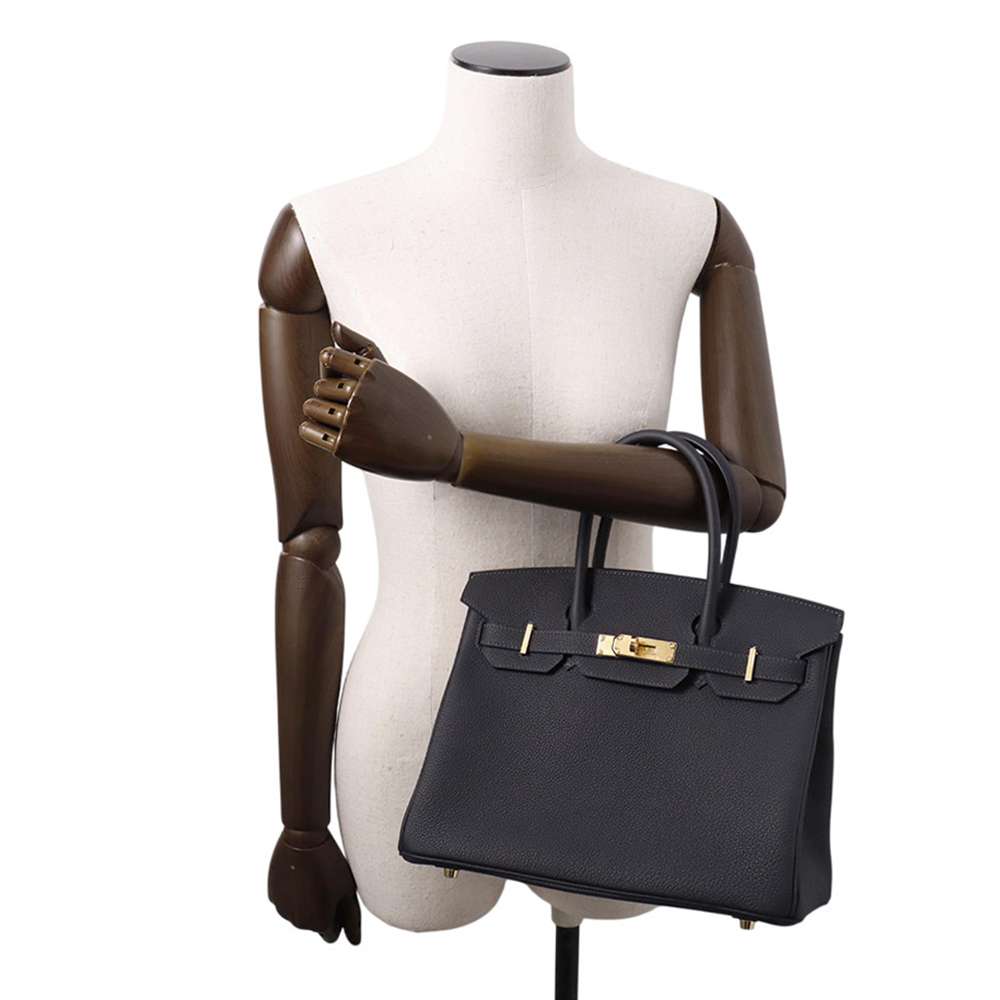 HERMES Birkin Caban Togo Leather Size 30