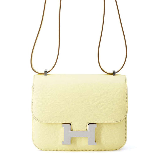 HERMES Constance 3 Miroir Jaune Milton Epsom Size Mini