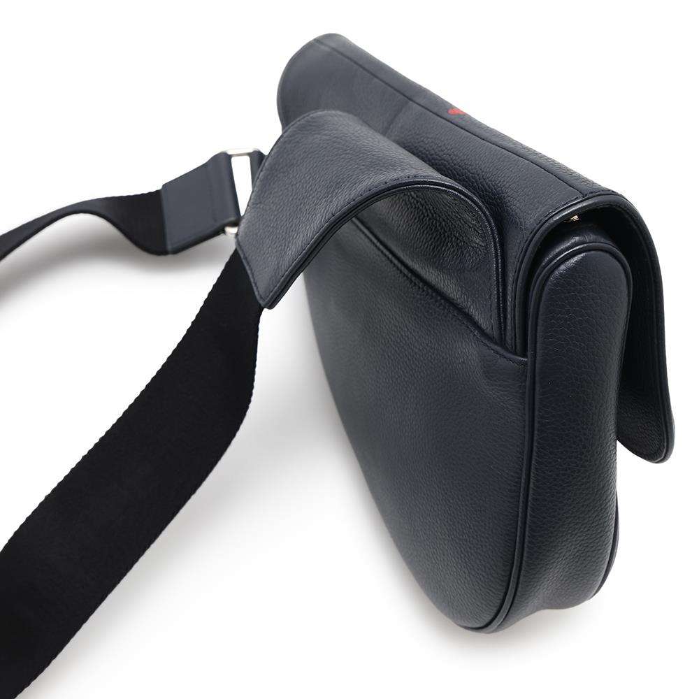 Dior Shoulder Bag for Men - Stussy Collaboration Navy Leather