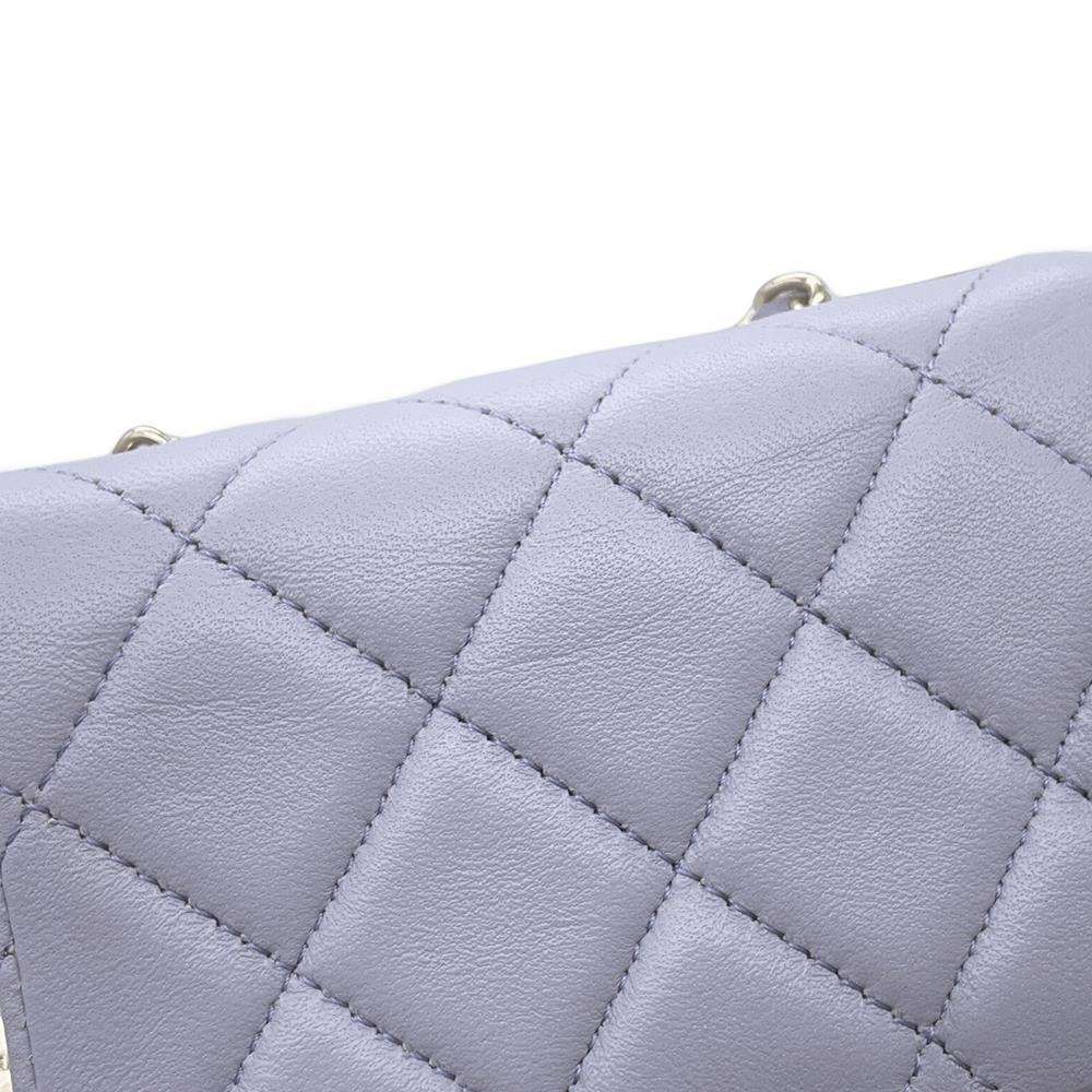 CHANEL Matelasse ribbon 2way belt bag PurpleAP2427 Lambskin