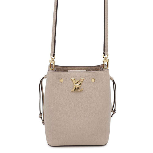 LOUIS VUITTON Nano Rock Me Bucket GreigeM69205 Calf Leather