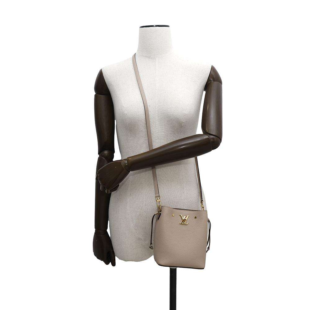 LOUIS VUITTON Nano Rock Me Bucket GreigeM69205 Calf Leather