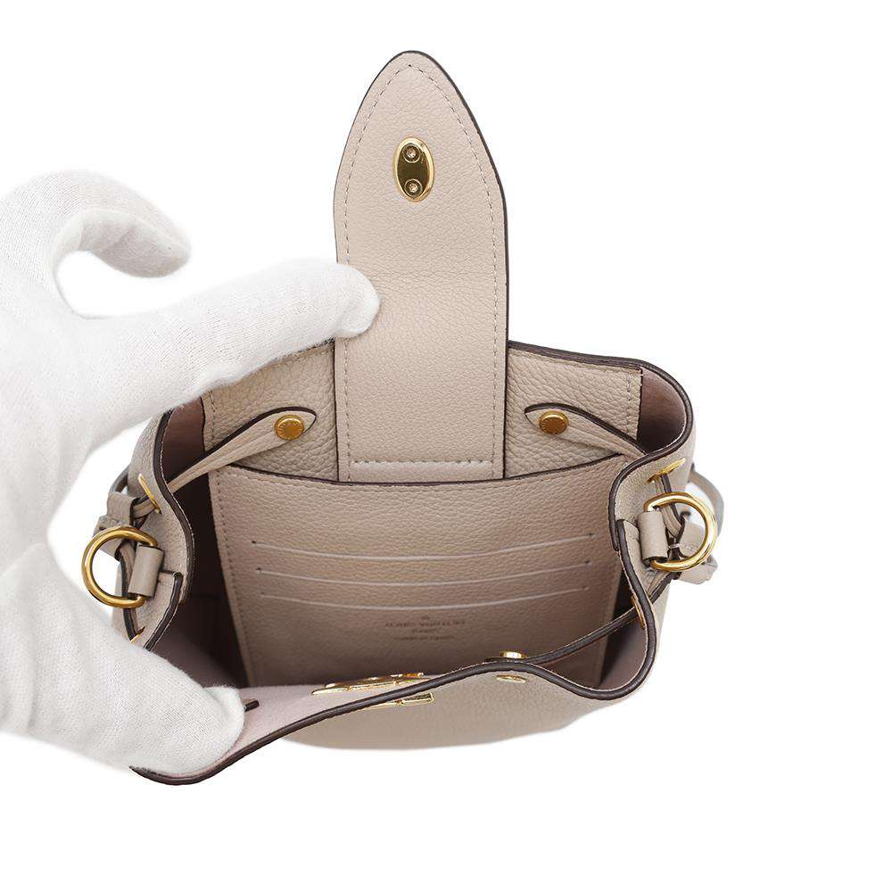 LOUIS VUITTON Nano Rock Me Bucket GreigeM69205 Calf Leather