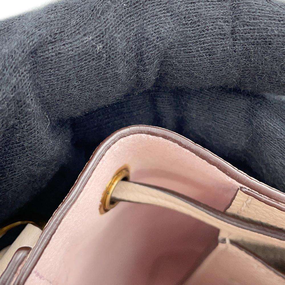 LOUIS VUITTON Nano Rock Me Bucket GreigeM69205 Calf Leather