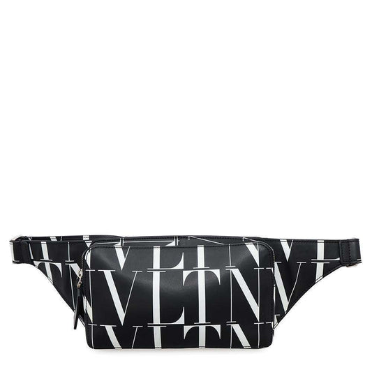 Valentino Garavani VLTN logo Times belt bag BlackVY2B0719GTC Leather