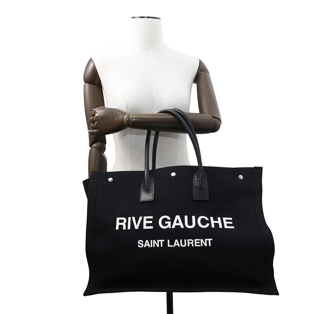 SAINT LAURENT PARIS Rive Gauche Tote Bag Black509415 Canvas