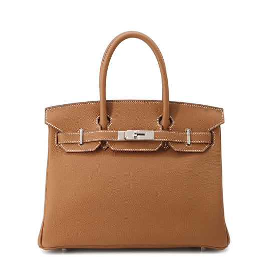 HERMES Birkin Gold Togo Leather Size 30