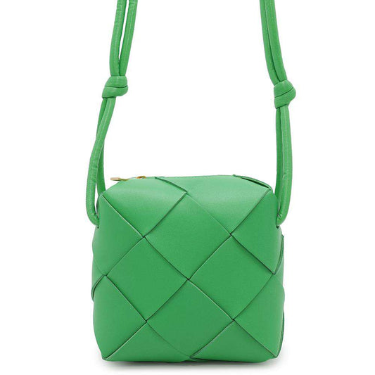 Bottega Veneta Mini Cassette Camera Bag Shoulder Bag Parakeet701915 Lambskin