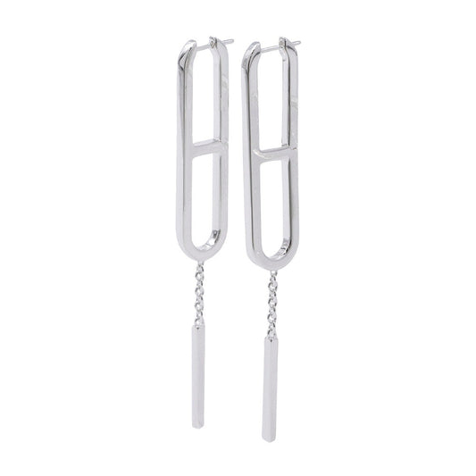 HERMES Ever Chaine d'Ancre Earrings SV925