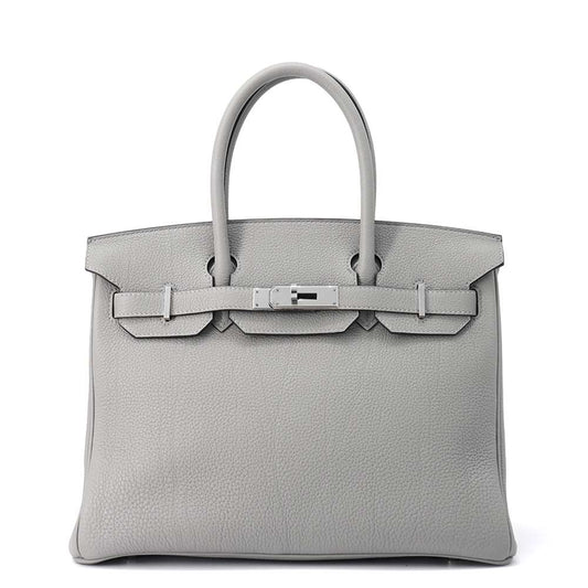 HERMES Birkin Gris Mouette Togo Leather Size 30
