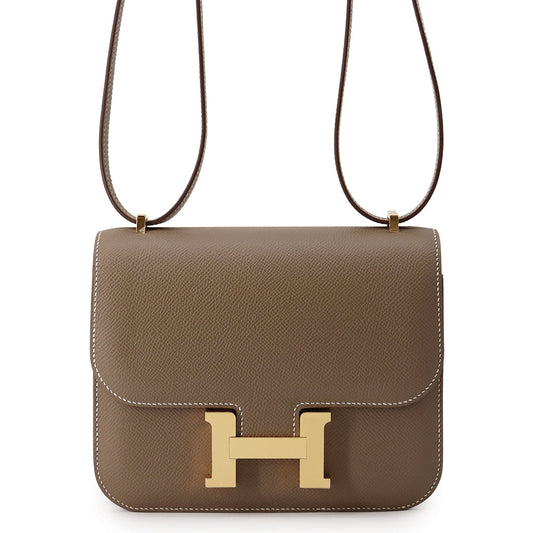 HERMES Constance3 Miroir Etoupe Epsom Size Mini