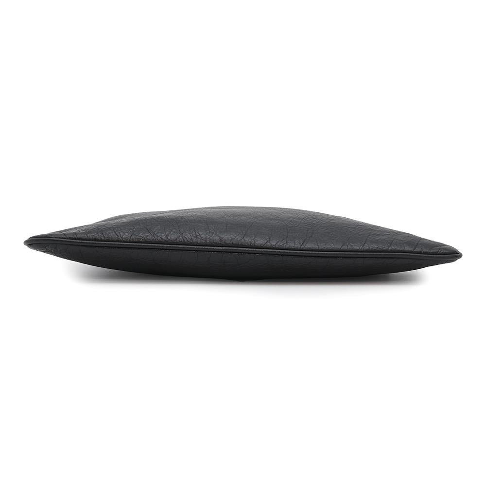 BALENCIAGA Logo Clutch Bag Black535334 Leather