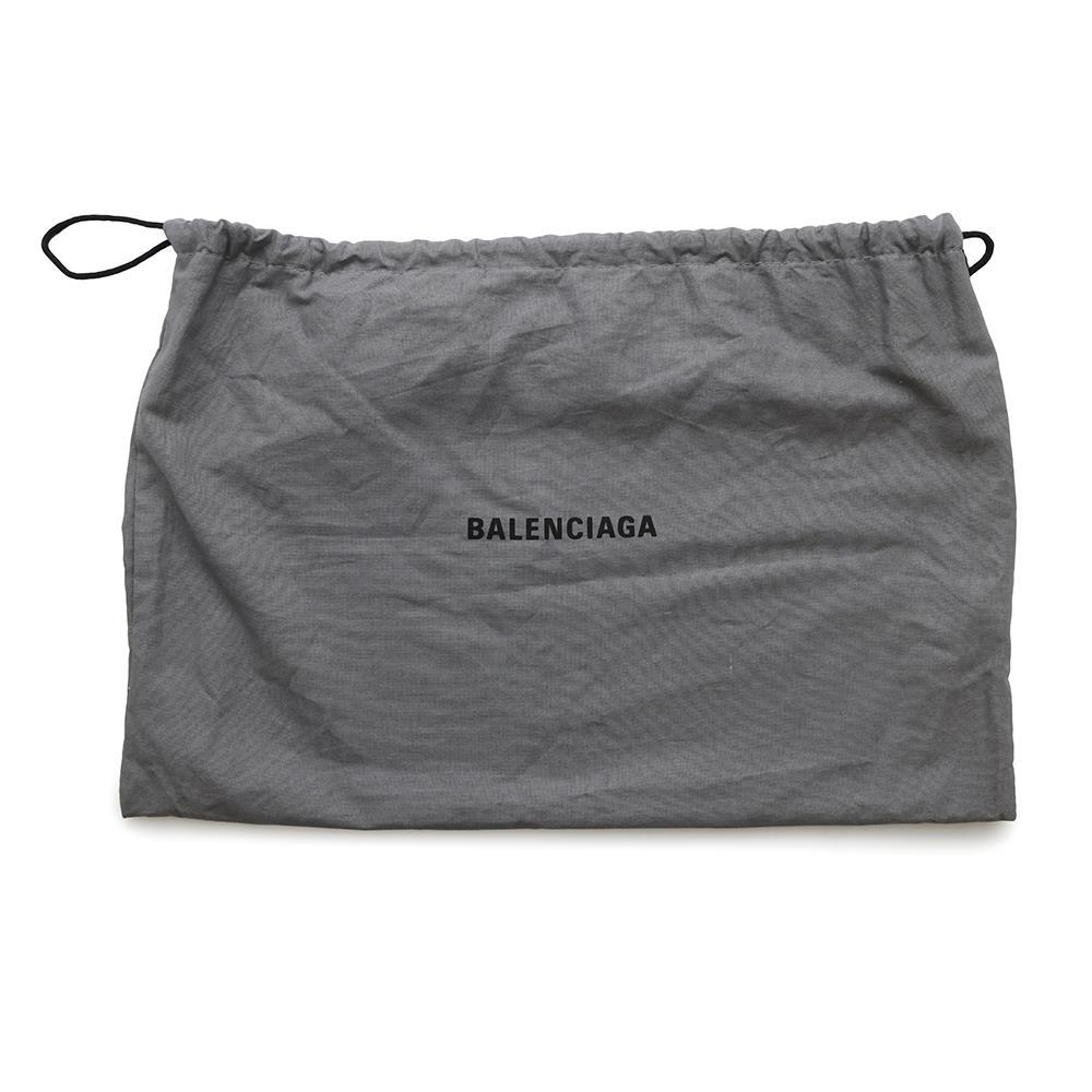 BALENCIAGA Logo Clutch Bag Black535334 Leather