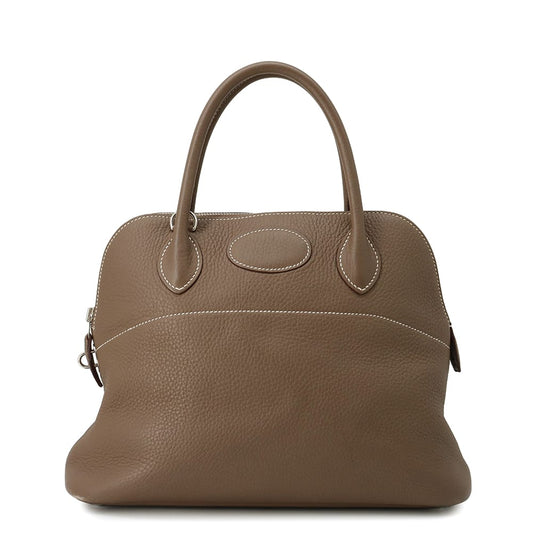 HERMES Bolide 31 Etoupe Taurillon Clemence Size 31