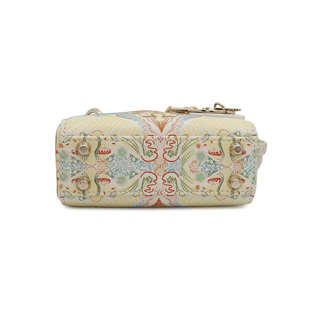 Dior Lady Dior Multicolor Leather Size micro