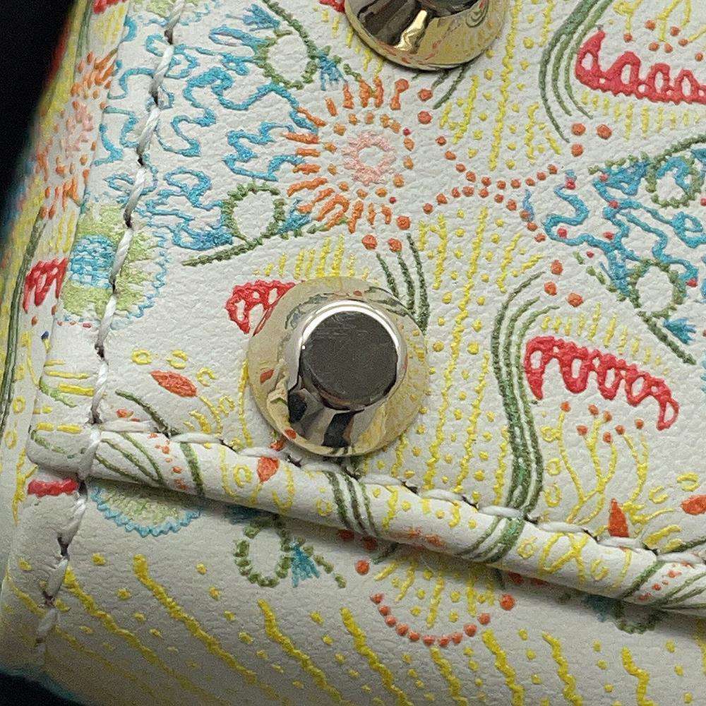 Dior Lady Dior Multicolor Leather Size micro
