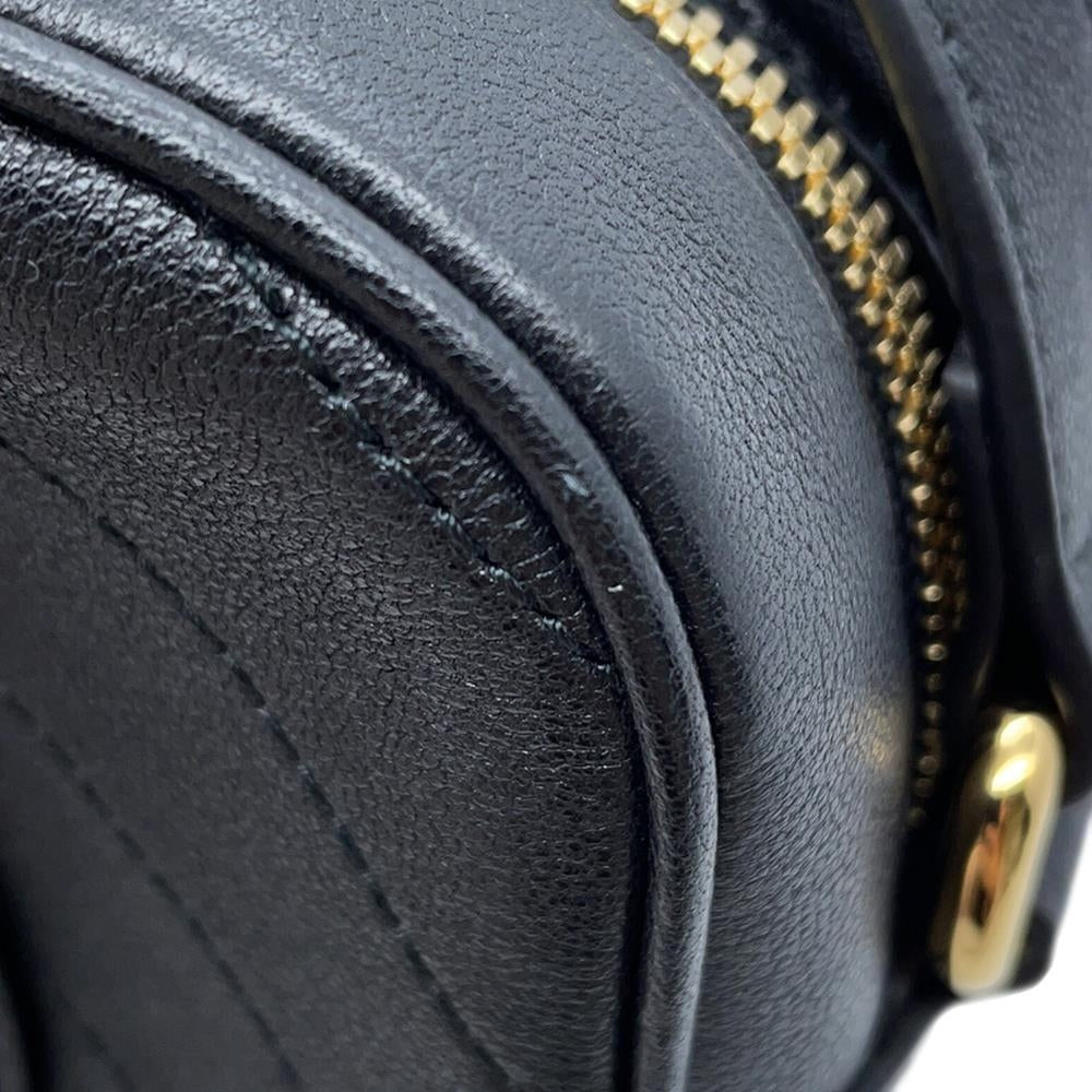GUCCI Blondie Shoulder Bag Black742360 Leather Size Small