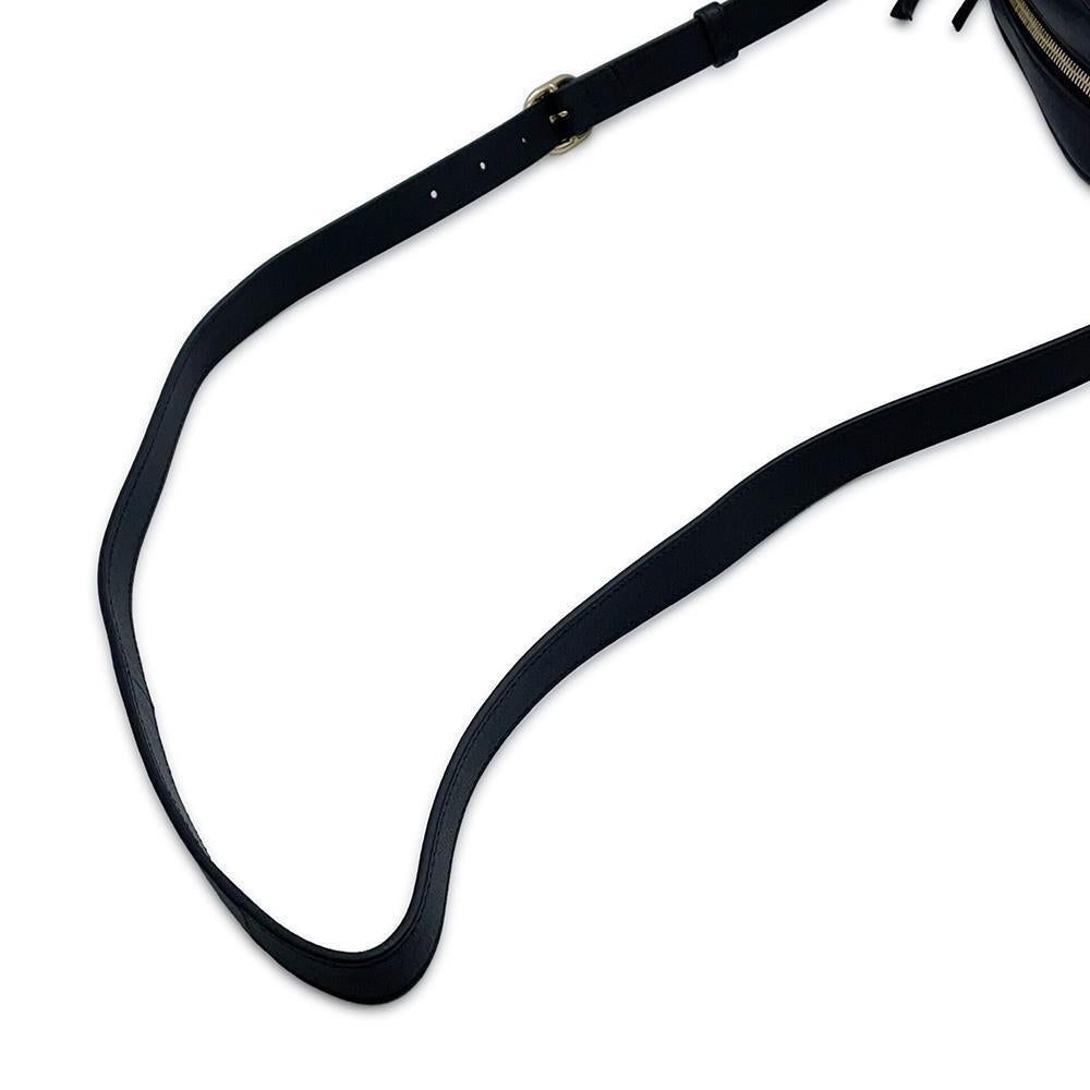 GUCCI Blondie Shoulder Bag Black742360 Leather Size Small