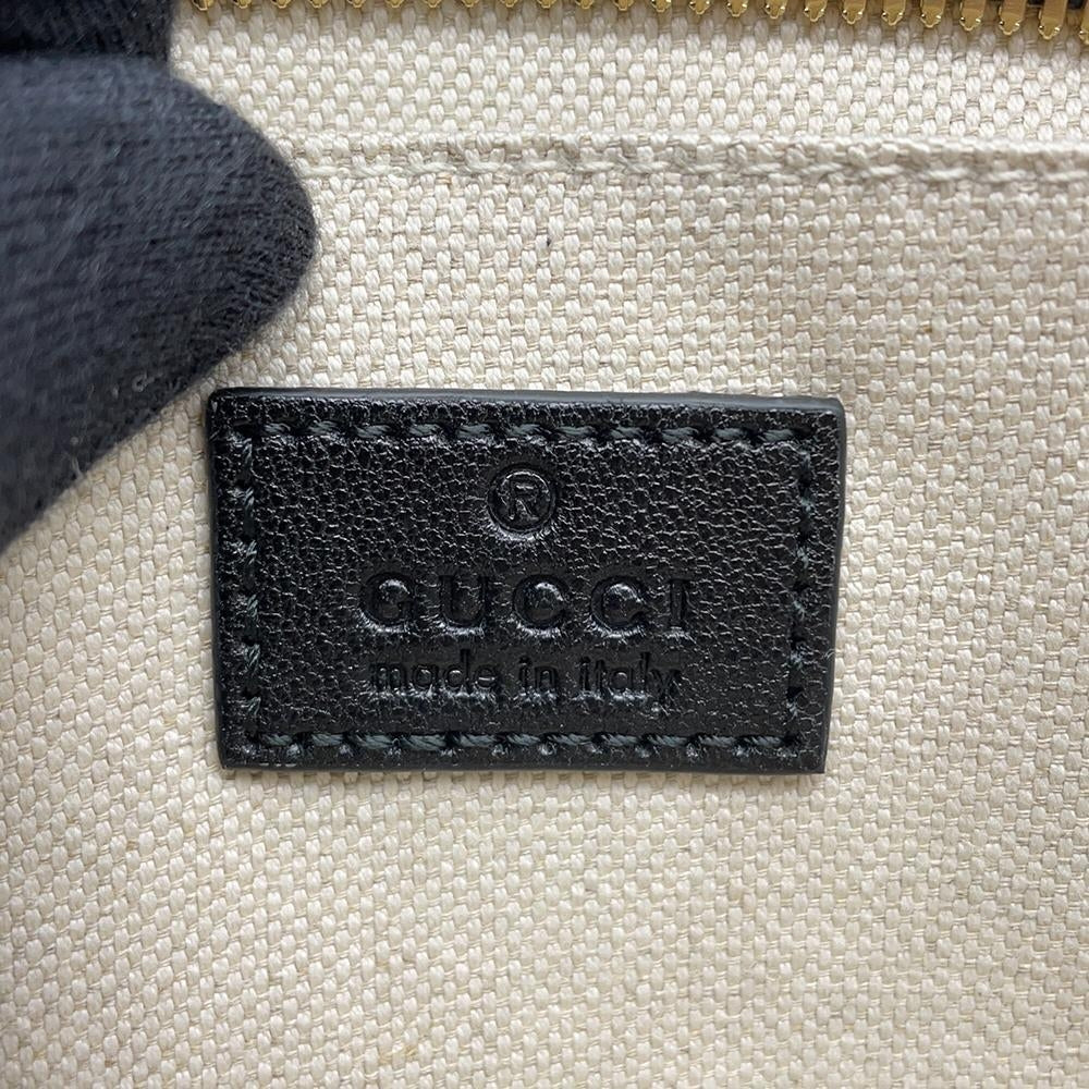 GUCCI Blondie Shoulder Bag Black742360 Leather Size Small