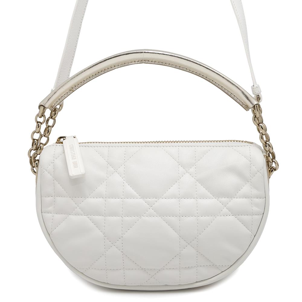 Dior Vibe Hobo 3WAYBag WhiteM7200ONOA Leather Size Small