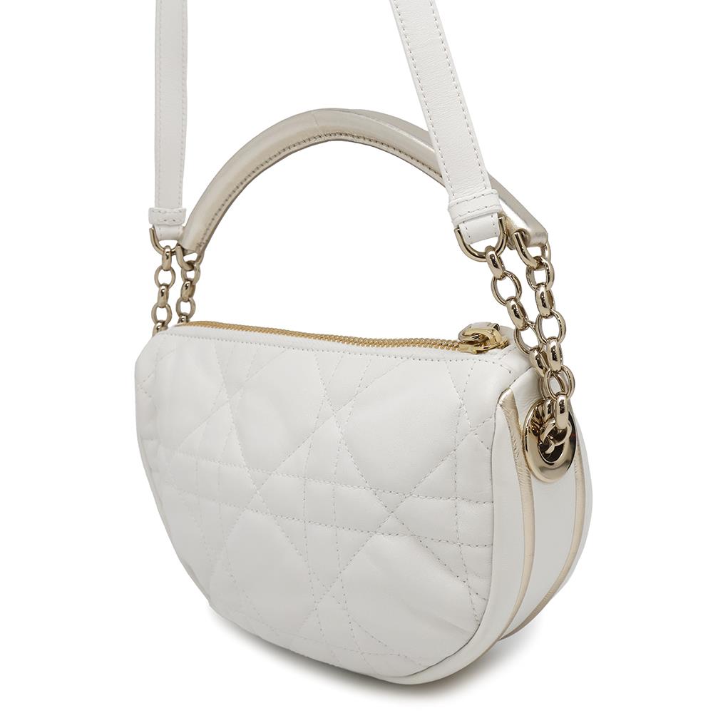 Dior Vibe Hobo 3WAYBag WhiteM7200ONOA Leather Size Small