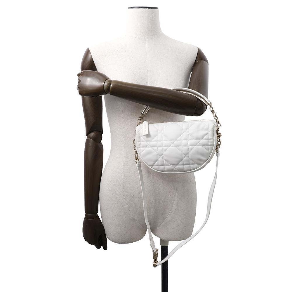 Dior Vibe Hobo 3WAYBag WhiteM7200ONOA Leather Size Small