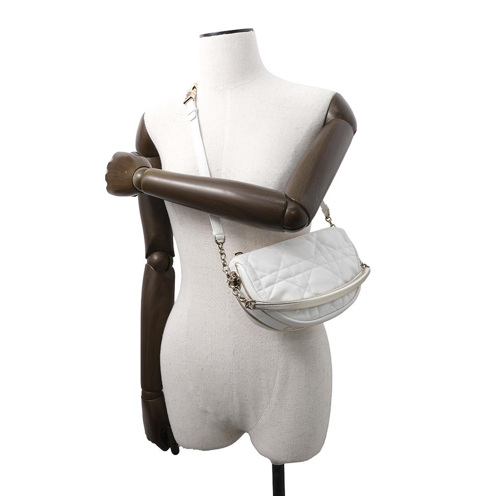 Dior Vibe Hobo 3WAYBag WhiteM7200ONOA Leather Size Small