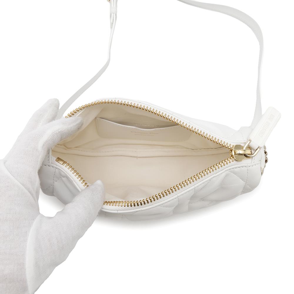 Dior Vibe Hobo 3WAYBag WhiteM7200ONOA Leather Size Small