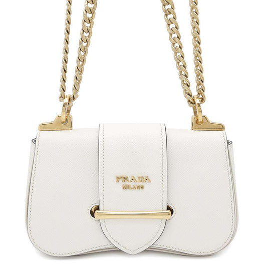 PRADA Sydney 2WAYBag White1BD219 Leather